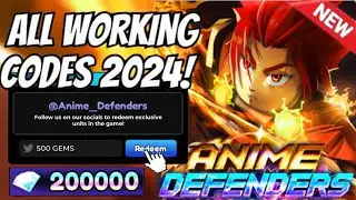 ALL ⚠️ NEW WORKING CODES 2024 | ANIME DEFENDERS CODES | ROBLOX ANIME DEFENDERS CODES