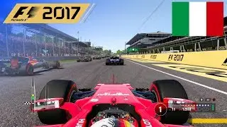 F1 2017 - 100% Race at Autodromo di Monza, Italy in Vettels Ferrari