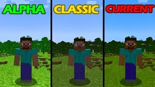 Steve Skin Evolution in Minecraft