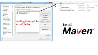 Install Maven and Adding External Jar to maven