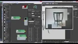 3Ds Max - Vray Tutorial :  Neoclassical Table Studio Lightning , Dirty Paint