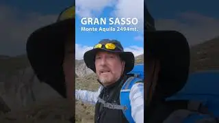 GRAN SASSO: il sentiero per il Monte Aquila a 2494 metri  #trekking  #abruzzo #gransasso