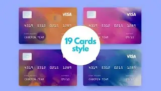 Animated Card using html css and javascript