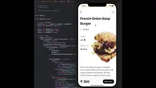 Food-ordering app's User-Interface using SwiftUI framework