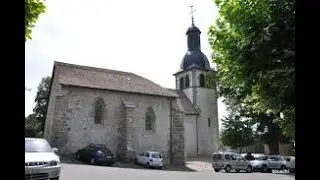 Bronze-colored steeple of church|Cemetery|Hermance Village|Canton of Geneva|Switzerland-France Bordr