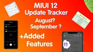 MIUI 12 Update Tracker in Tamil || Added New Features