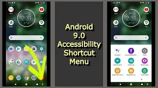 The Android 9.0 Accessibility Shortcut Menu