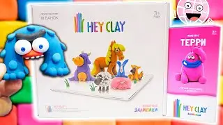 Залипаки ВЕРНУЛИСЬ! Слепил всех Животных из волшебного пластилина Hey Clay