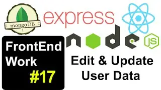 Edit and Update User Data in React JS Project #mernproject