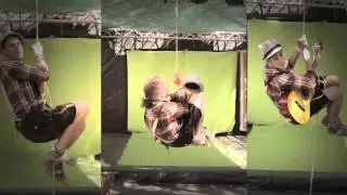 behind the scenes / making of: green screen production Matterhorn