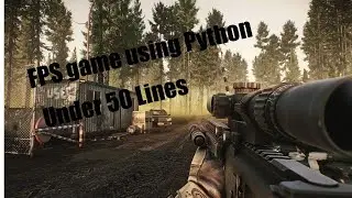 How to setup an FPS game using Python! #Ursina #Python #3d-game