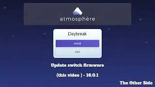 update firmware offline using daybreak app. video updating to firmware (16.0.1)