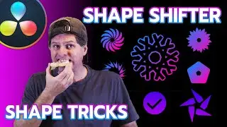 CRAZY Shape Shifter / EASY Shapes / Masking & MORE / Davinci Resolve Tutorial / Fusion