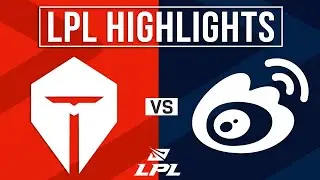 TES vs WBG Highlights ALL GAMES | LPL 2024 Summer Playoffs | Top Esports vs Weibo Gaming