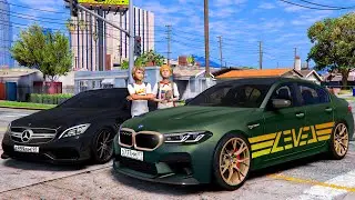 ОПЕРСКАЯ ЕЗДА В GTA 5 - ГОНКА M5 CS ПРОТИВ CLS! МНЕ ПОДАРИЛИ САМУЮ БЫСТРУЮ BMW M5 ТАМАЕВА! 🌊ВОТЕР