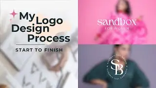 Designing a clothing brand logo | My logo design process