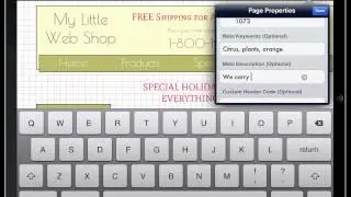 Add meta keywords and meta description tags