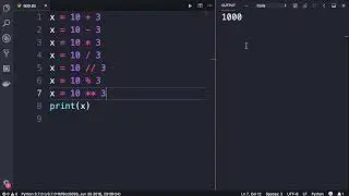 Python #21 - Arithmetic Operators [By Mosh Hamedani]