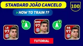 How To Train Joao Cancelo In eFootball 2023 Mobile | Joao Cancelo Max Training Tutorial In eFootball