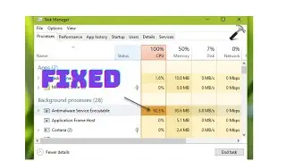 FIX: Antimalware Service Executable (MsMpEng.exe) High CPU Usage