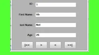 VB.NET And SQL Database - Records Navigation Using Visual Basic .Net [ with source code ]