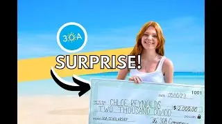 Surprising our Scholarship Winner with TWO THOUSAND DOLLARS! 😱