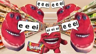 Skittles meme Ei ei ei Estoy de vacaciones vs E e ei im on vacations