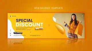 How To Make Web Banner | Fashion sales | Photoshop Tutorial