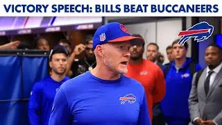 Sean McDermott Victory Speech Following Week 8 Win Over Tampa Bay Buccaneers | Buffalo Bills