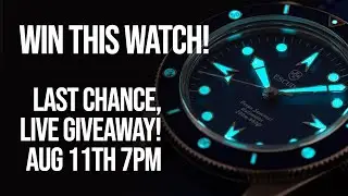 Escudo Watch Giveaway Part 2... One more chance, LIVE Giveaway