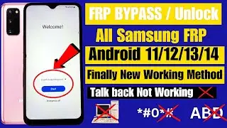 Samsung FRP Bypass 2024 || All Samsung FRP Unlock All Android 12/13 Remove Google Account Protection