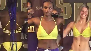 CLARESSA SHIELDS WITH A BACKWARDS WEIGH IN vs MARIE EVE DICAIRE + FACE OFF