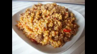 Турецкий Кускус с фаршем и овощами.  / Как вкусно приготовить кускус / Turkish couscous