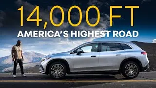 NEW Mercedes EQS SUV TESTED on America's HIGHEST Road! | 4K