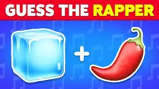 Guess The Rapper by Emoji | Music Challenge | Emoji Quiz 🎵