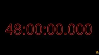 48 Hours Timer Countdown - 48 Hour Video Counter - 2 Days to Countdown - Stopwatch