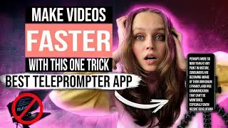 🔴How to film yourself with iPhone - The BEST Teleprompter App