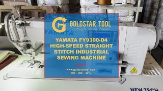 Product Showcase - Yamata FY9300-D4 Straight Stitch Sewing Machine - Goldstartool.com - 800-868-4419