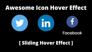 Awesome Sliding Hover Effect using only [HTML & CSS]