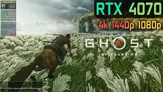 RTX 4070 Ghost of Tsushima |  4K, 1440p, 1080p Max Settings | Ryzen 7 5800x | DLSS / DLAA Frame Gen