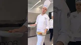Гурьевская каша с томатным мороженым