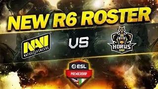 NEW Rainbow Six Siege ROSTER - NAVI vs Horus at ESL Premiership Summer 2019
