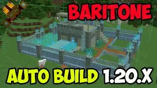 Building Schematics with Baritone (SUPER EASY) | Minecraft Baritone 1.20.4