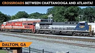 Dalton, Georgia, USA | Virtual Railfan  LIVE !