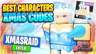 Anime Dimensions New BEST Christmas Characters! [Roblox Anime Dimensions Simulator Update Codes]