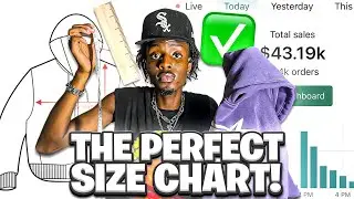 How To Find The Perfect Size Charts For Your CLOTHING BRAND?!