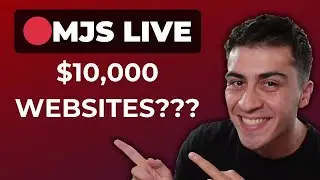 How To Sell $10,000+ Website Builds (MJS LIVE)