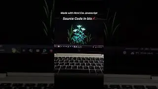 Amazing Plant and Grass Animation Using HTML, CSS, and JavaScript | Creative Coding Shorts #shorts