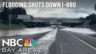 Flooding Closes Interstate 880 in Fremont