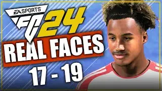 FC 24 - Wonderkids with New Real Faces (17 -19 years old) 🙇‍♂️  - Career Mode